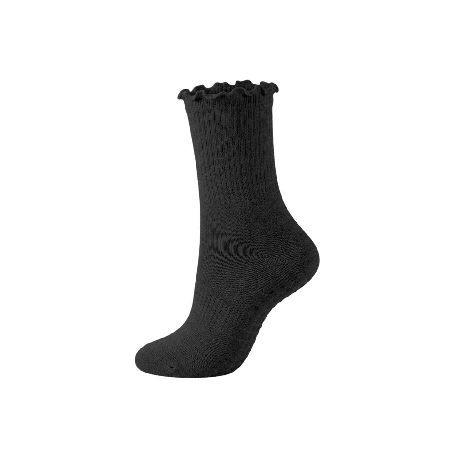 Custom Ruffle Pilates, Barre, & Yoga Grippy Socks