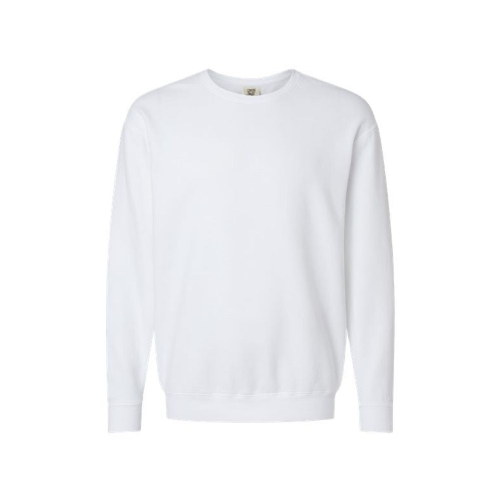 white comfort colors pullover