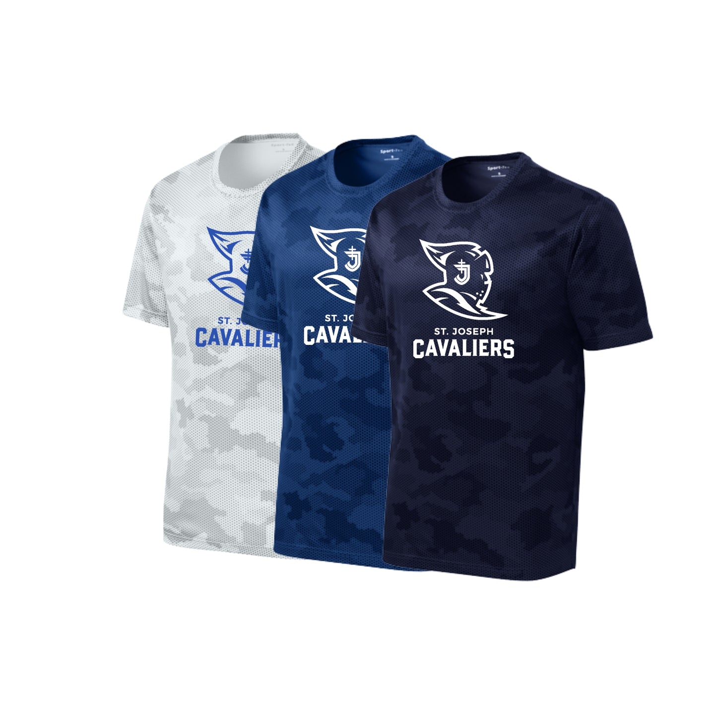 SJS Cavaliers CamoHex Performance Tee | Adult and Youth | SJS DTF 19