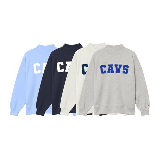 CAVS Ladies Printed Oversized Diana Mockneck | SJS DTF F26-1