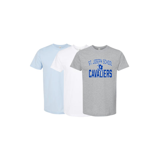 SJS Cavaliers Printed T-Shirt | Adult and Youth Fit | SJS DTF F26-2