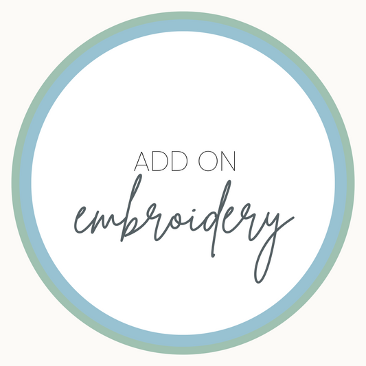 Embroidery Add On