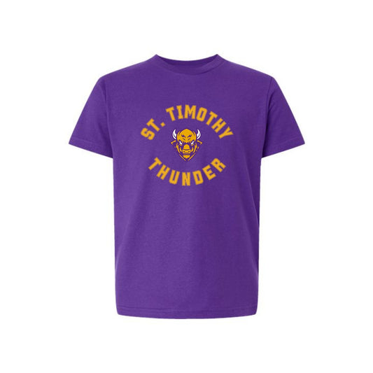 St. Timothy Thunder Mascot Tee and Sweatshirt | Adult and Youth | STCS DTF 2