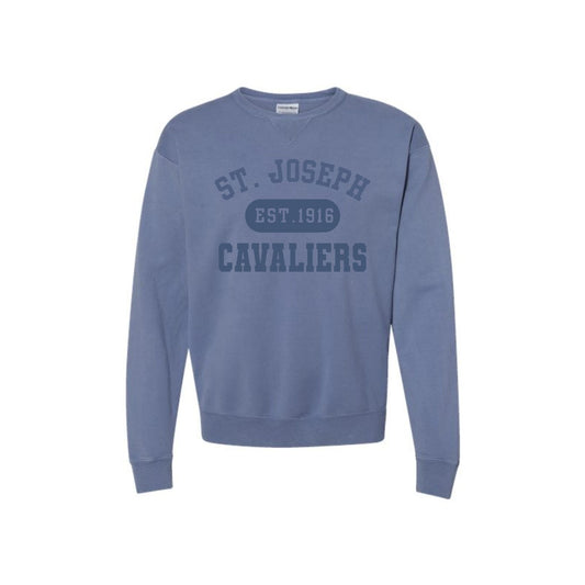 Tone-on-Tone SJS Adult Garment Dyed Pullover | SJS DTG 2