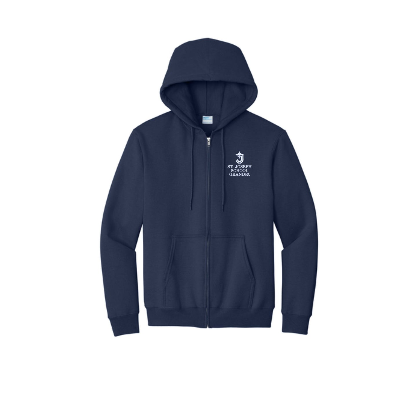 St. Joseph Cavaliers Embroidered GRANDPA Adult Full Zip Jacket | SJSER