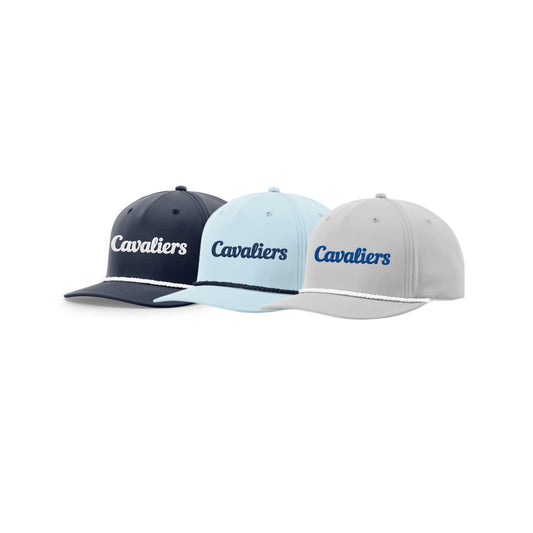 3D Puff Embroidered Cavaliers Rope Hat | SJS PUFF4