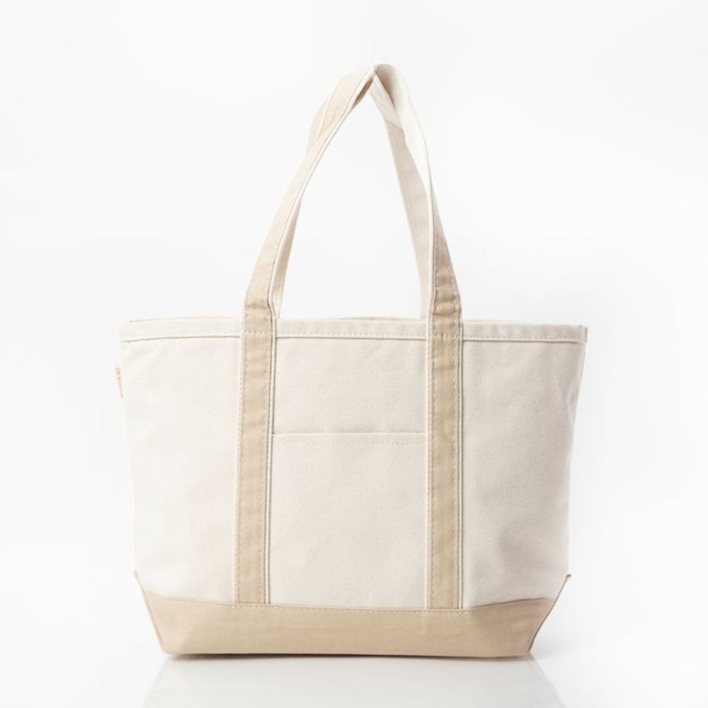 Personalized Canvas Tote Bag for Teacher with Name + Icon