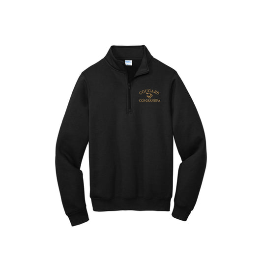 Embroidered Cougars Dad/Grandpa Quarter Zip Pullover | CCSED23