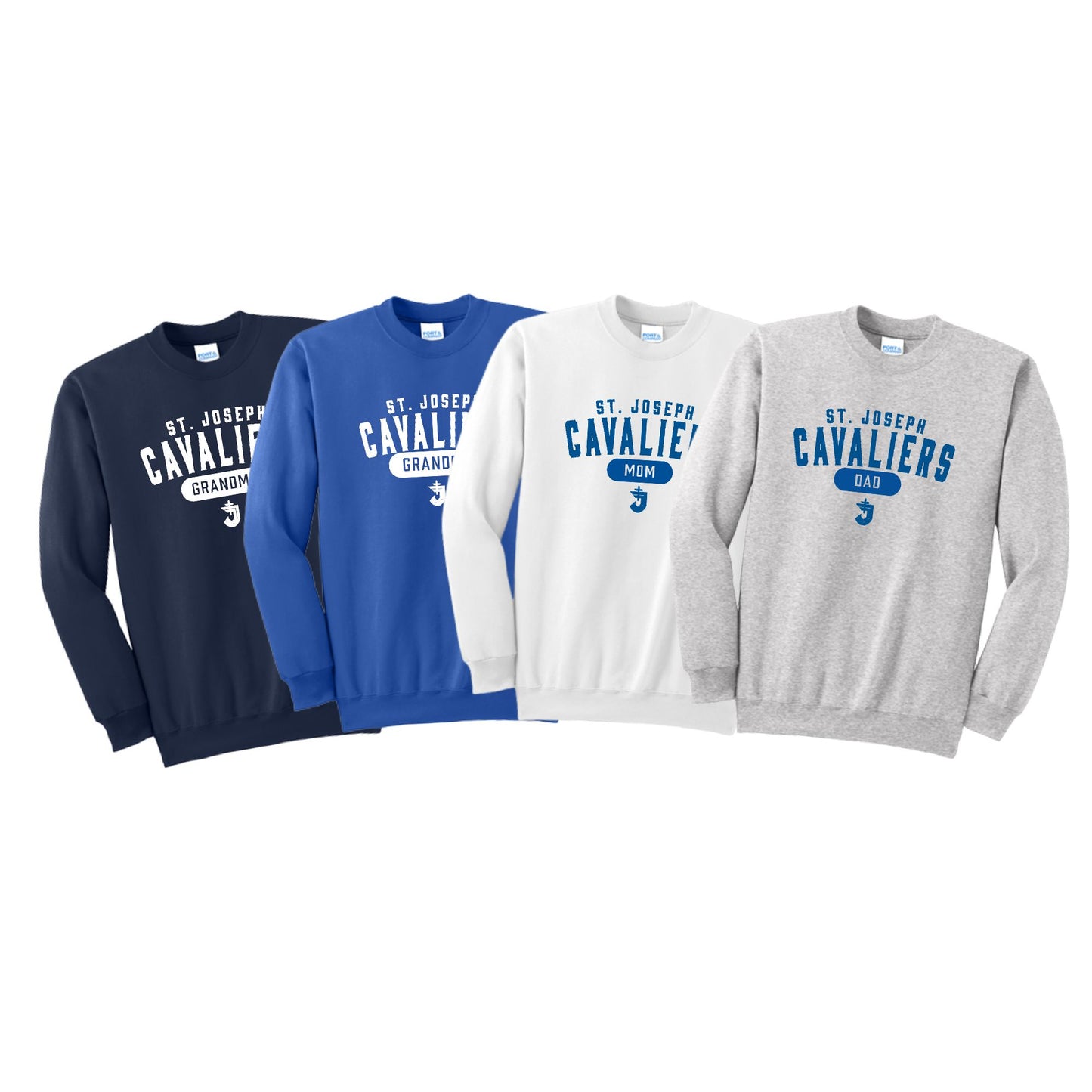 St. Joseph Cavaliers Family Adult Crewneck Sweatshirt | SJS DTF 29