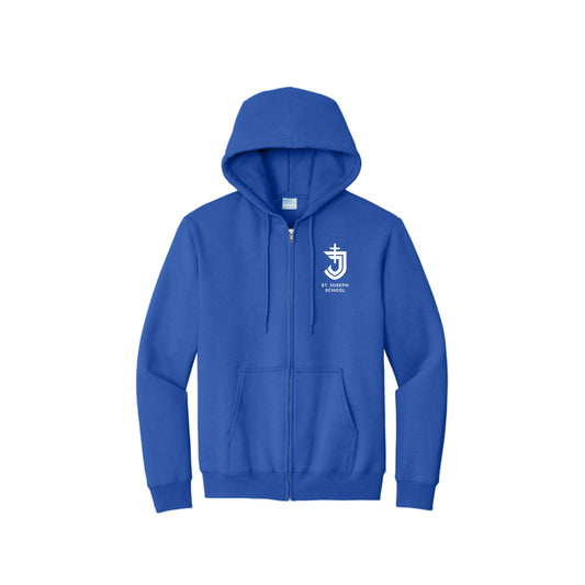 Adult St. Joseph Cavaliers Embroidered Full Zip Jacket | SJSE00