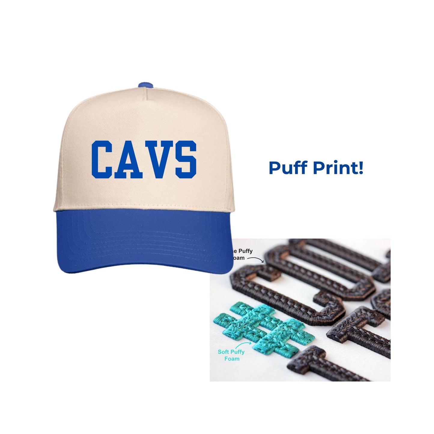 CAVS Puff Embroidered Trucker Hat | SJS EN
