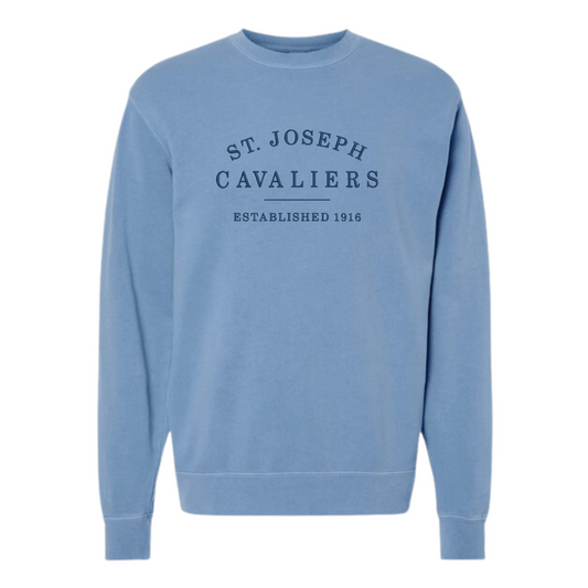 St. Joseph School Cavaliers Est. 1916 Embroidered ADULT Indie Sweatshirt | SJS ES