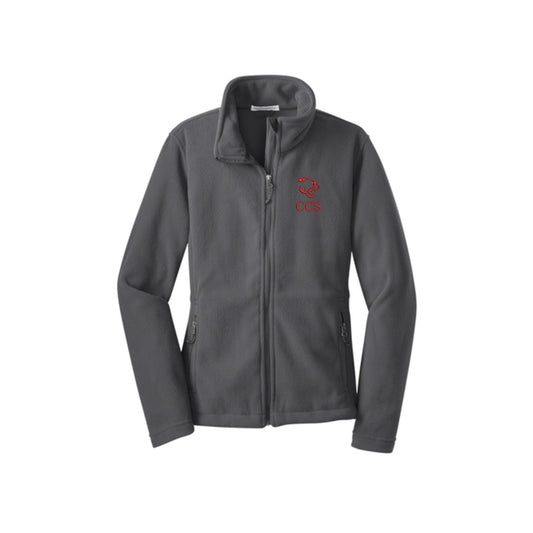 Embroidered CCS Cougars Full Zip Fleece Jacket | CCSED18