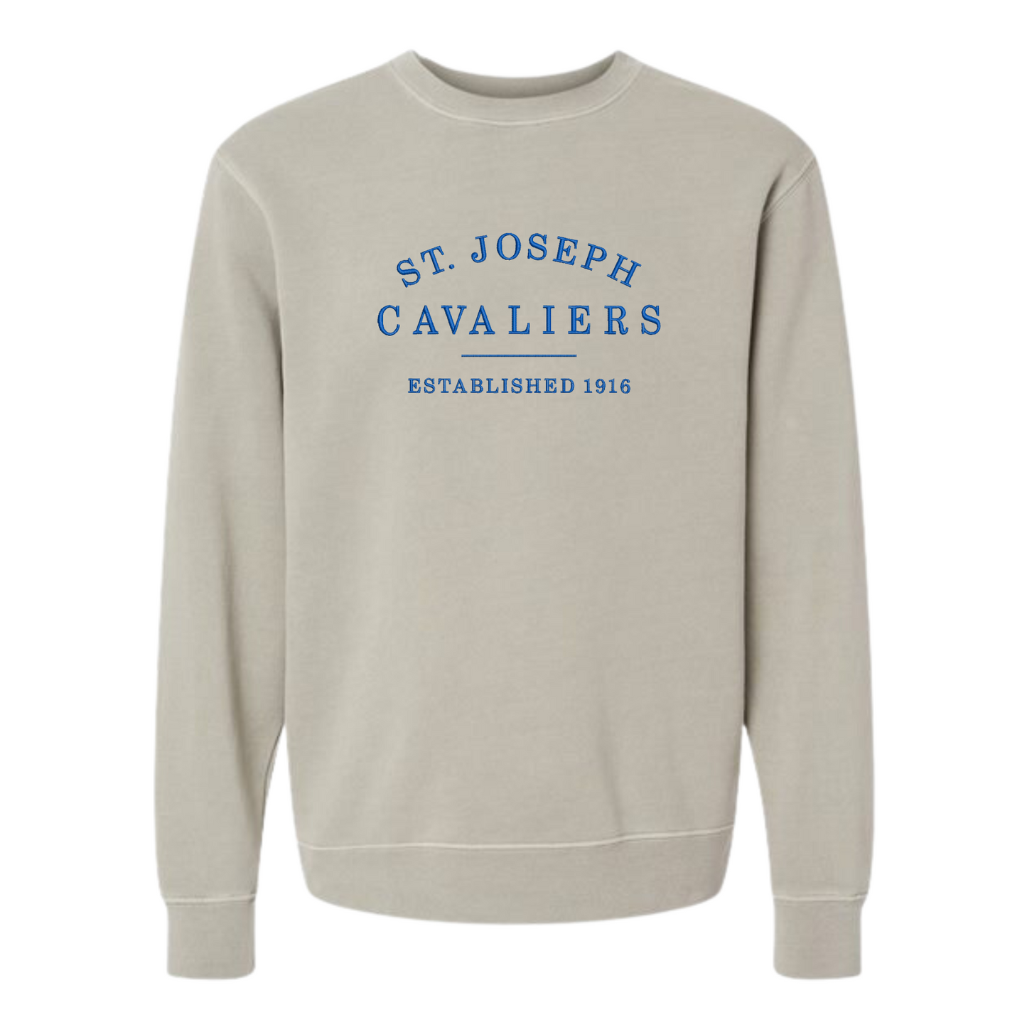 St. Joseph School Cavaliers Est. 1916 Embroidered ADULT Indie Sweatshirt | SJS ES