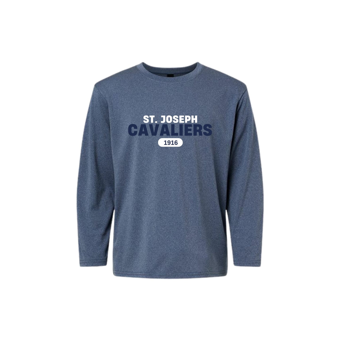 Youth and Adult St. Joseph Cavaliers EST. 1916 Long Sleeve Performance Shirt | SJSDTF28