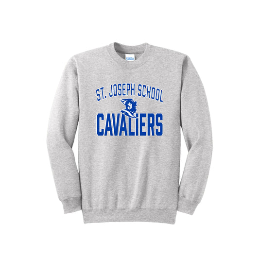 SJS Cavaliers Printed Crewneck Sweatshirt | Adult and Youth Fit | SJS DTF F26-2