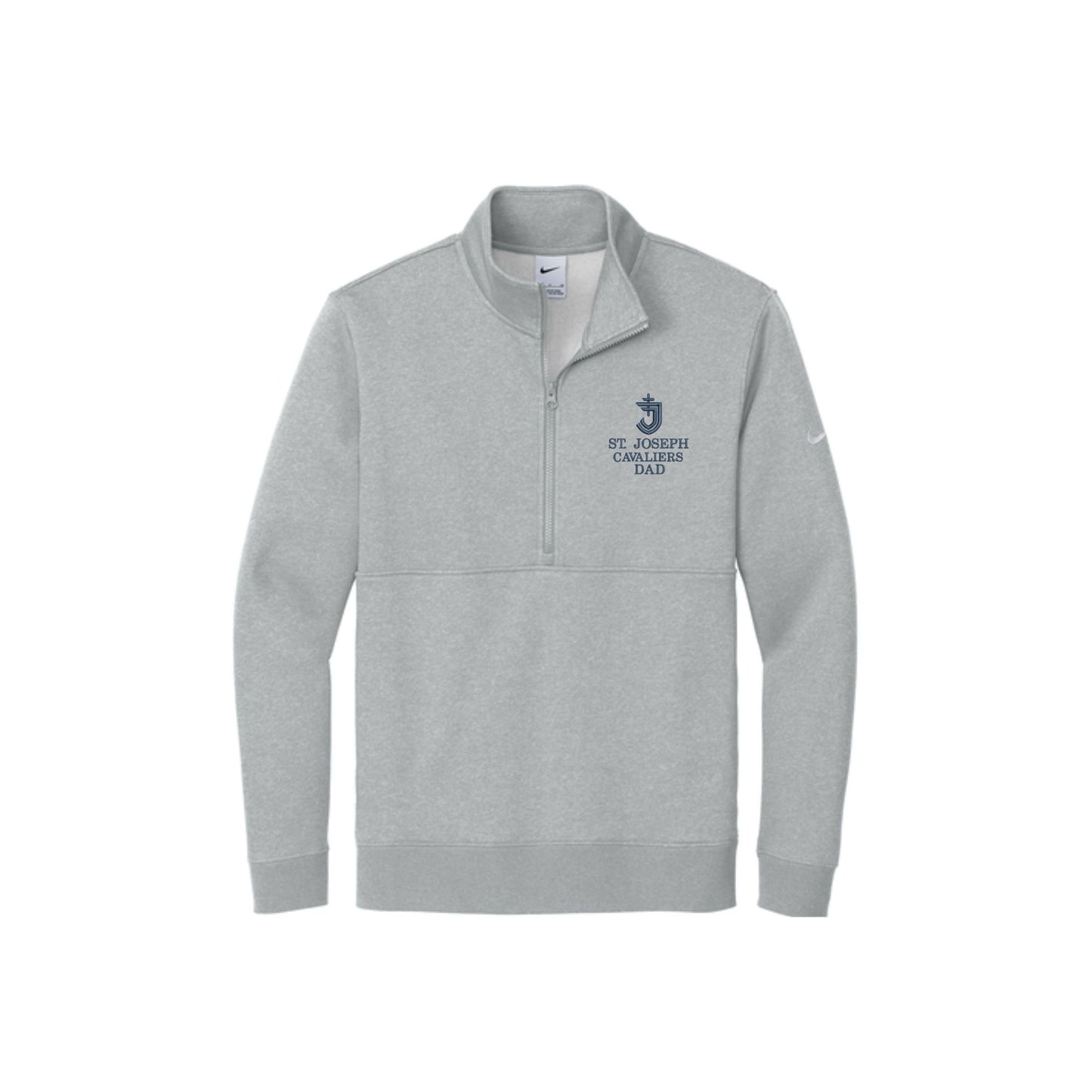 Embroidered Cavaliers Dad Nike Club Fleece Quarter Zip | SJS EQ