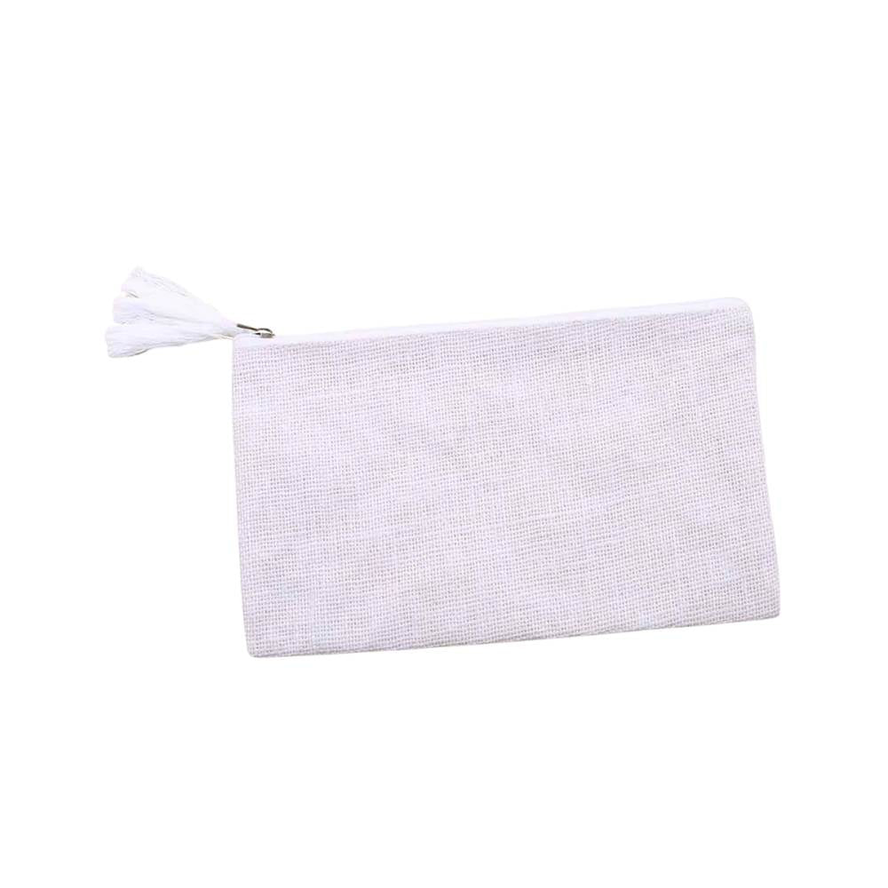 white jute pouch