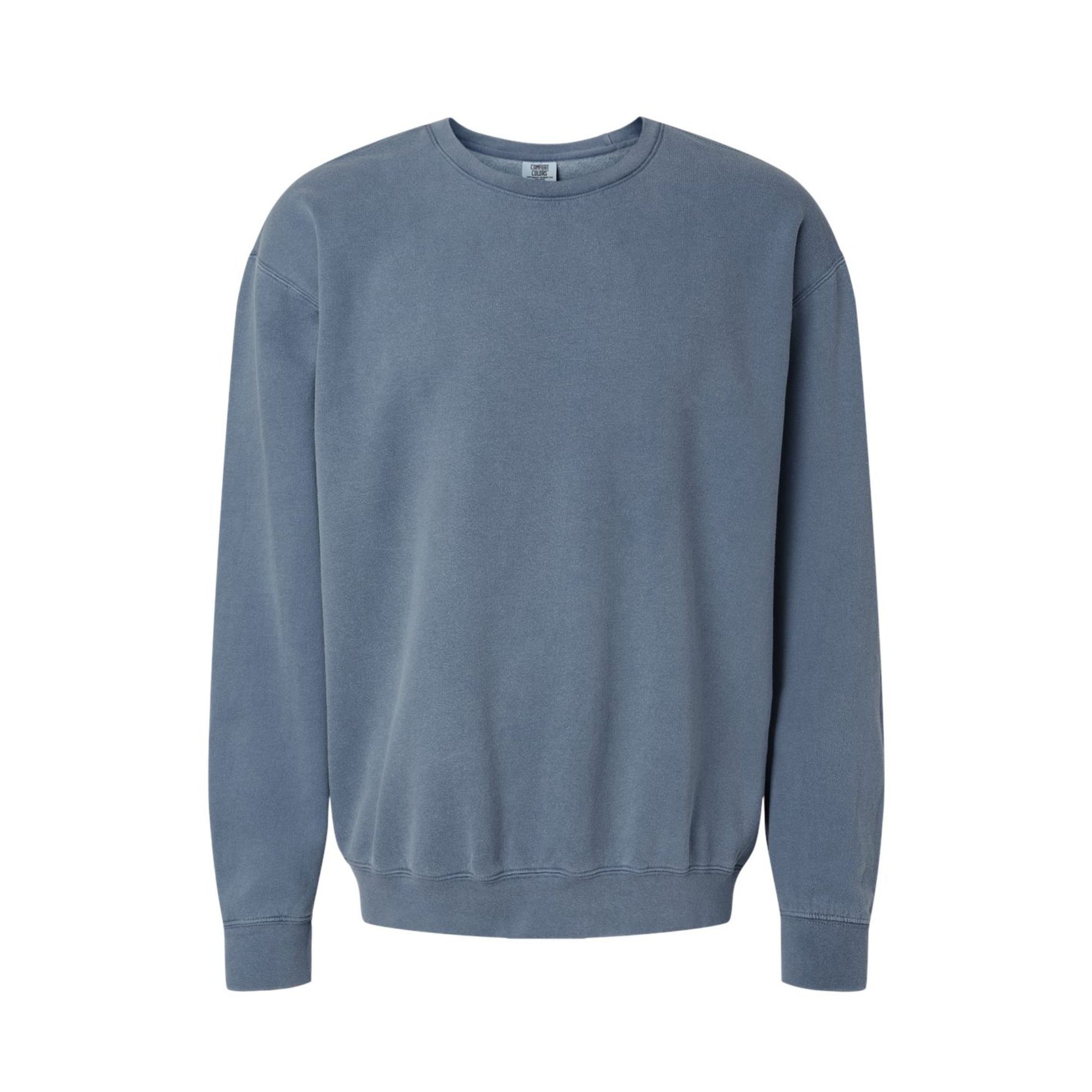 blue jean  comfort colors lightweight crewneck sweatshirt