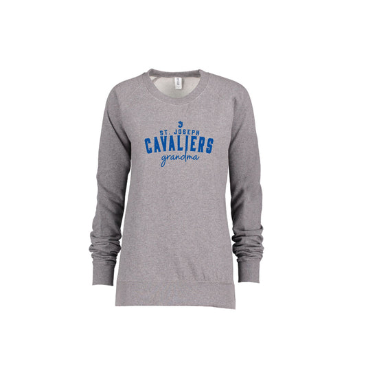 Ladies St. Joseph Cavaliers Mom/Grandma Embroidered Pullover | SJS DTF30
