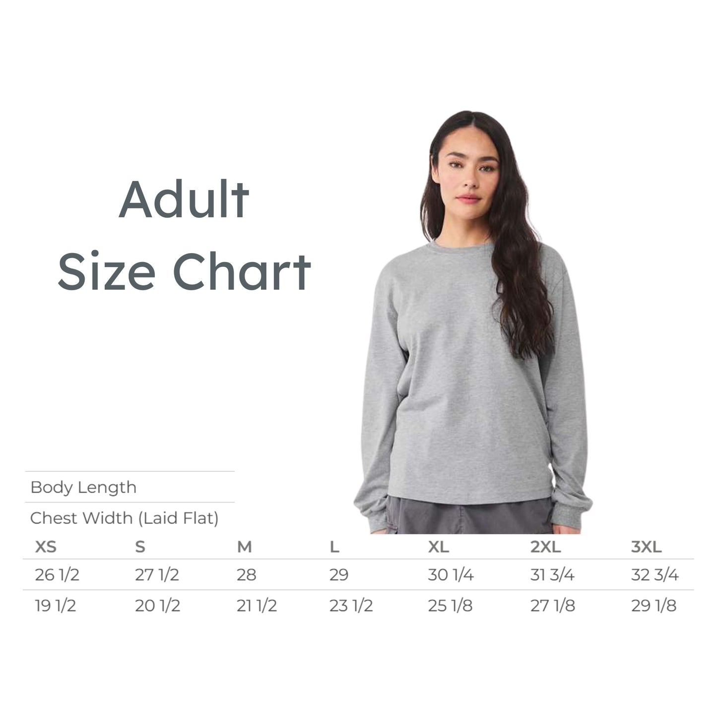 Printed CCS Coquette Icon Long Sleeve Bella and Canvas Heavyweight Tee | CCSDTF30