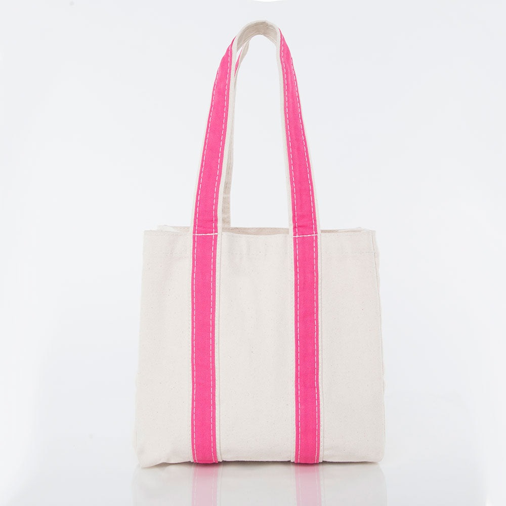 coral wine tote