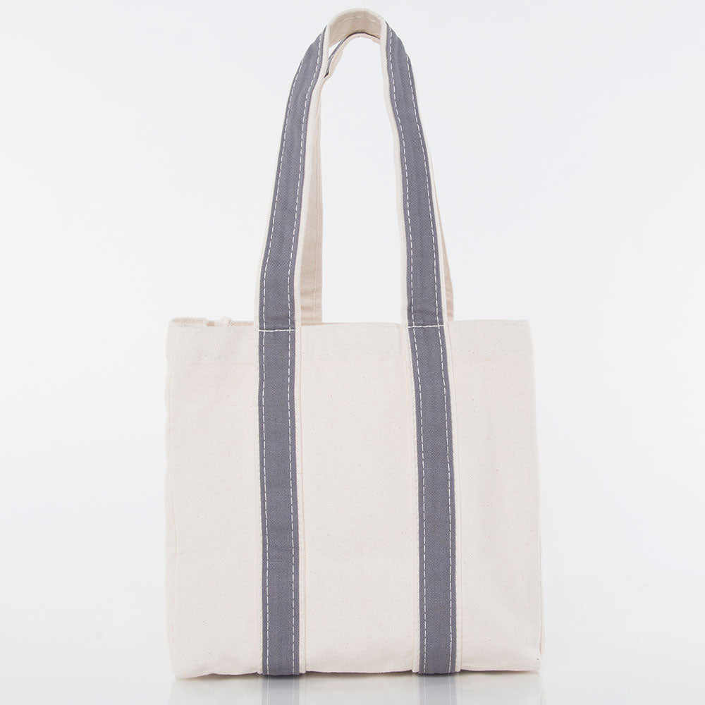 grey wine tote
