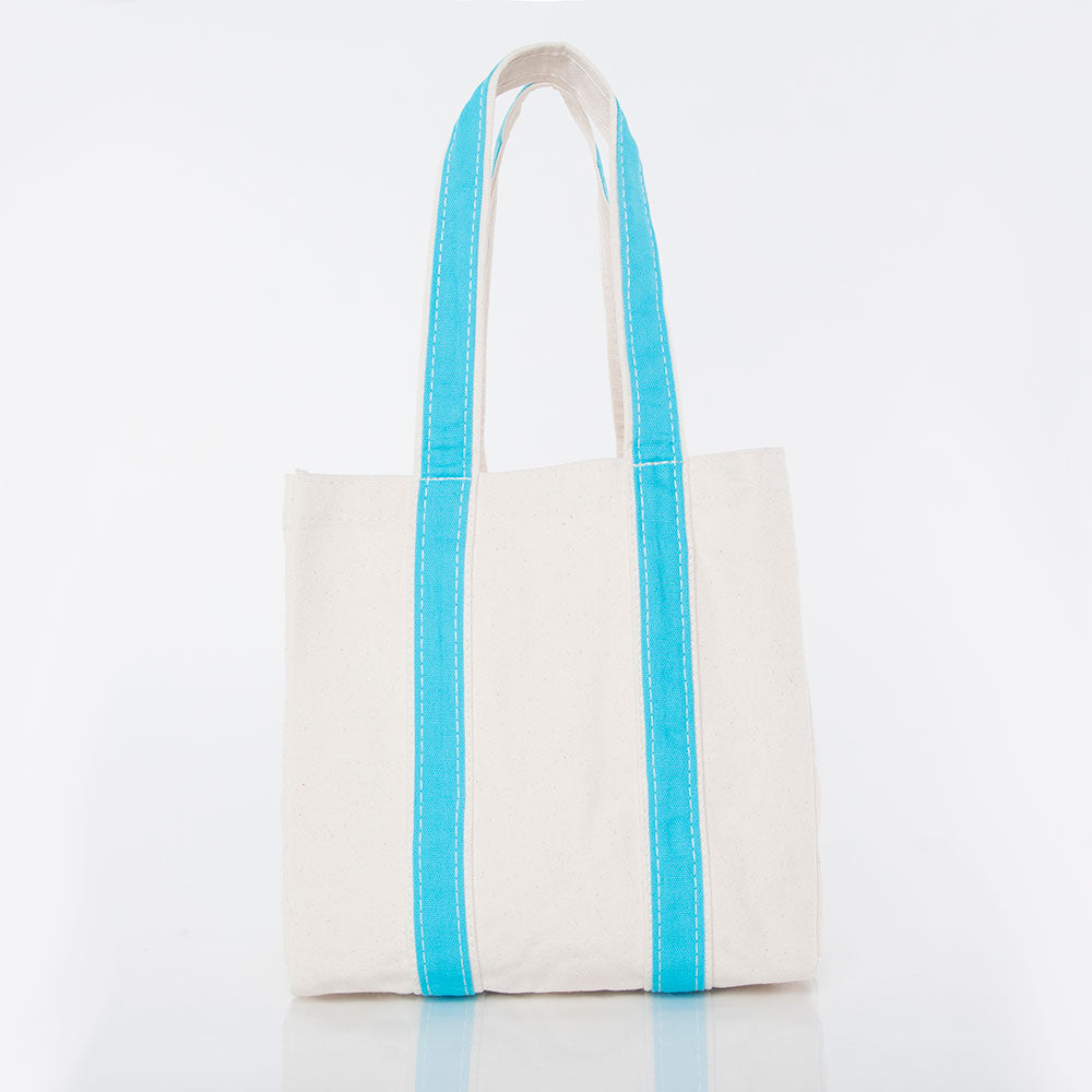 tuquoise wine tote