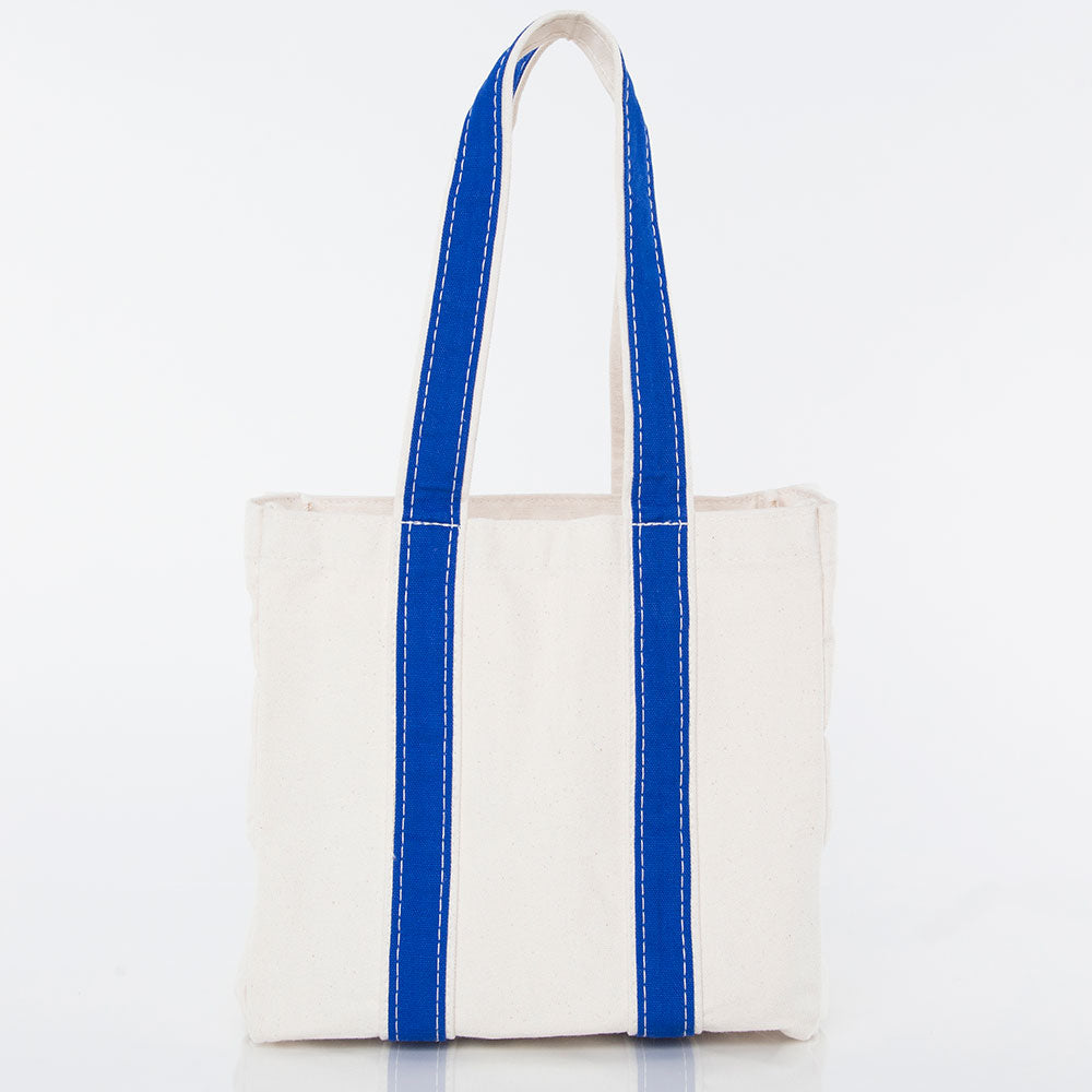 royal blue wine tote