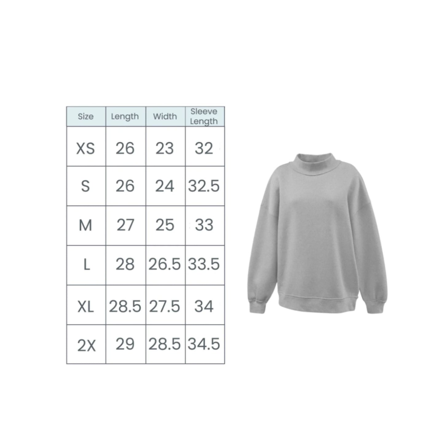 *PREORDER (EARLY OCTOBER)* VMM Oversized Ladies Mockneck Pullover | Ladies Fit | VMM _DTF VMM