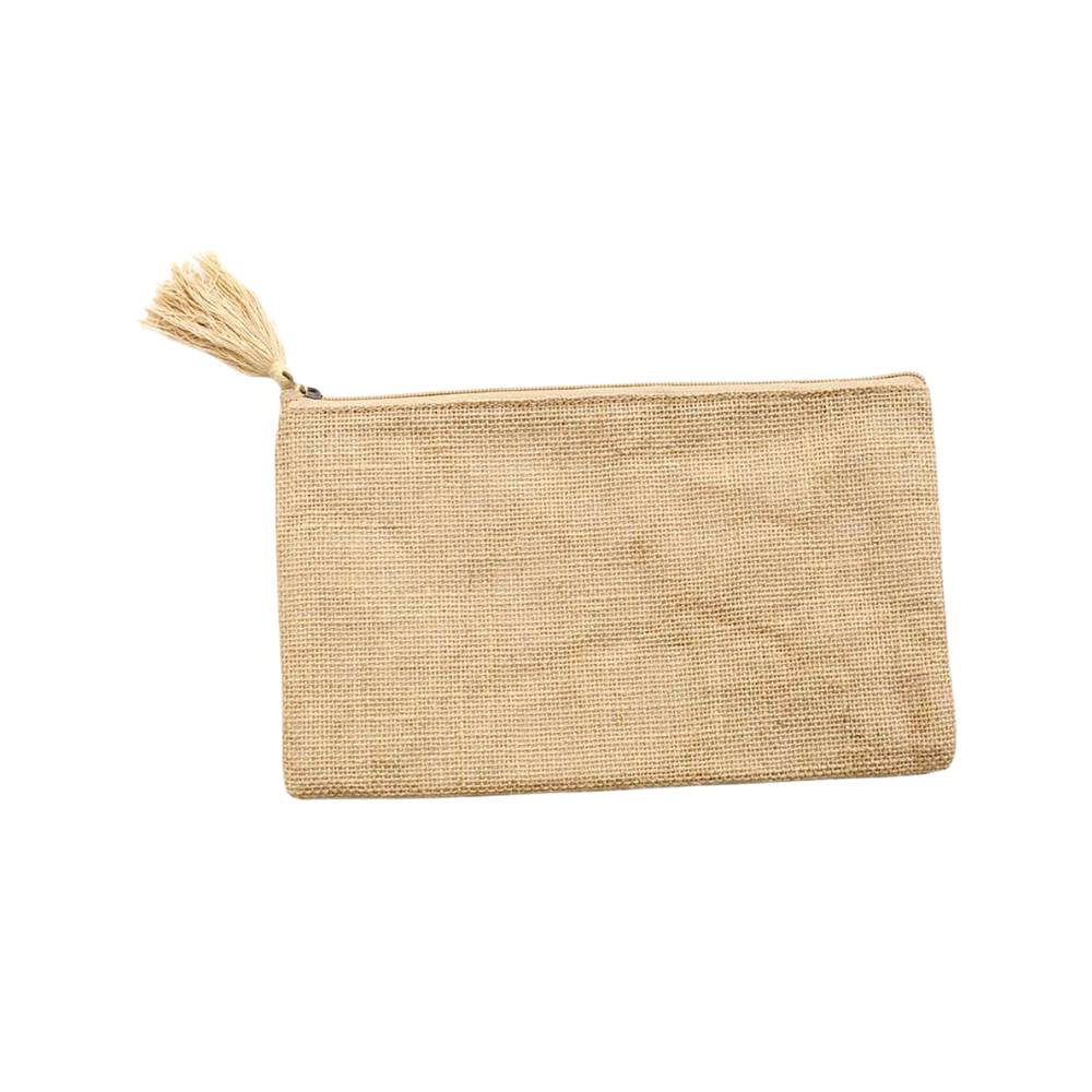 natural jute pouch