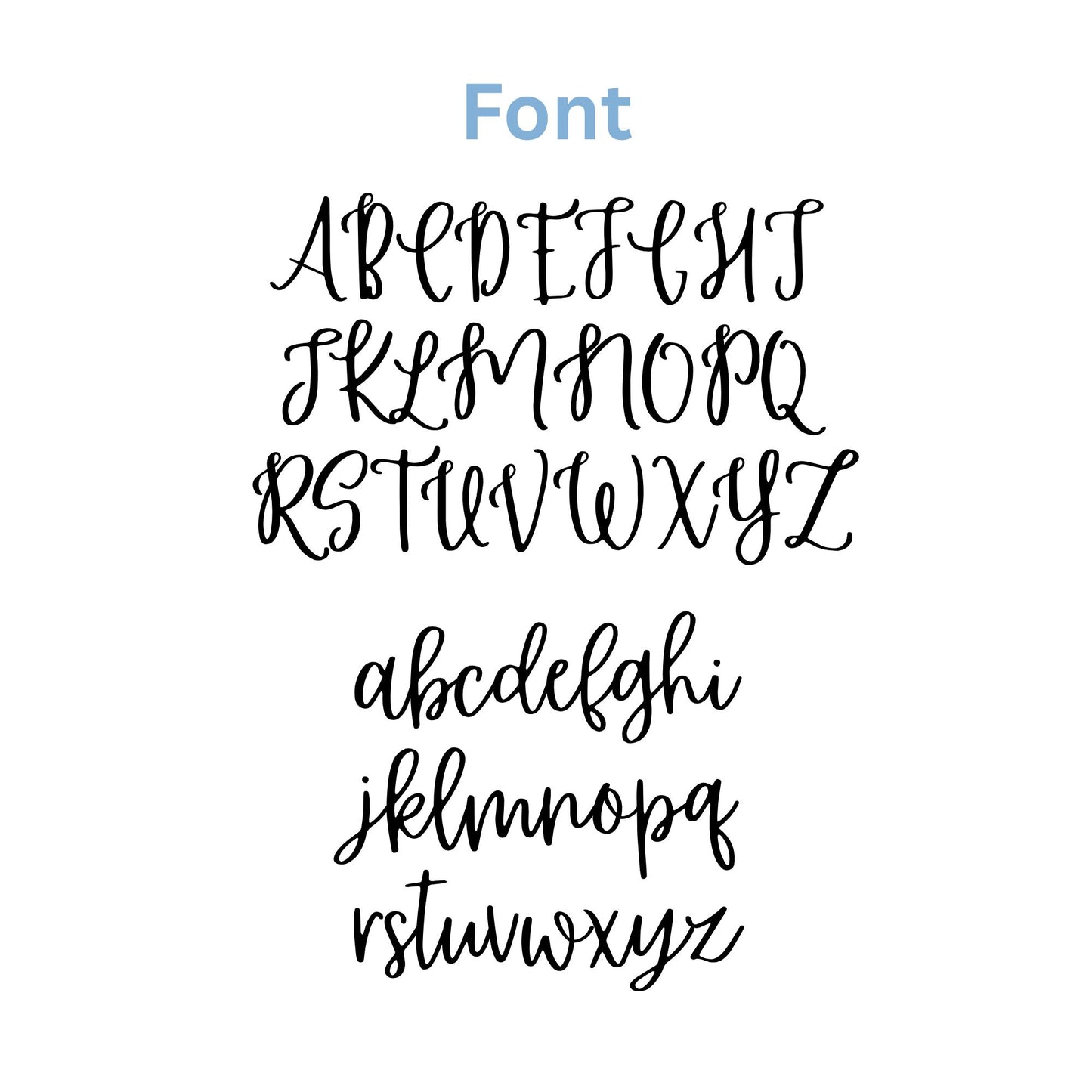 font letters