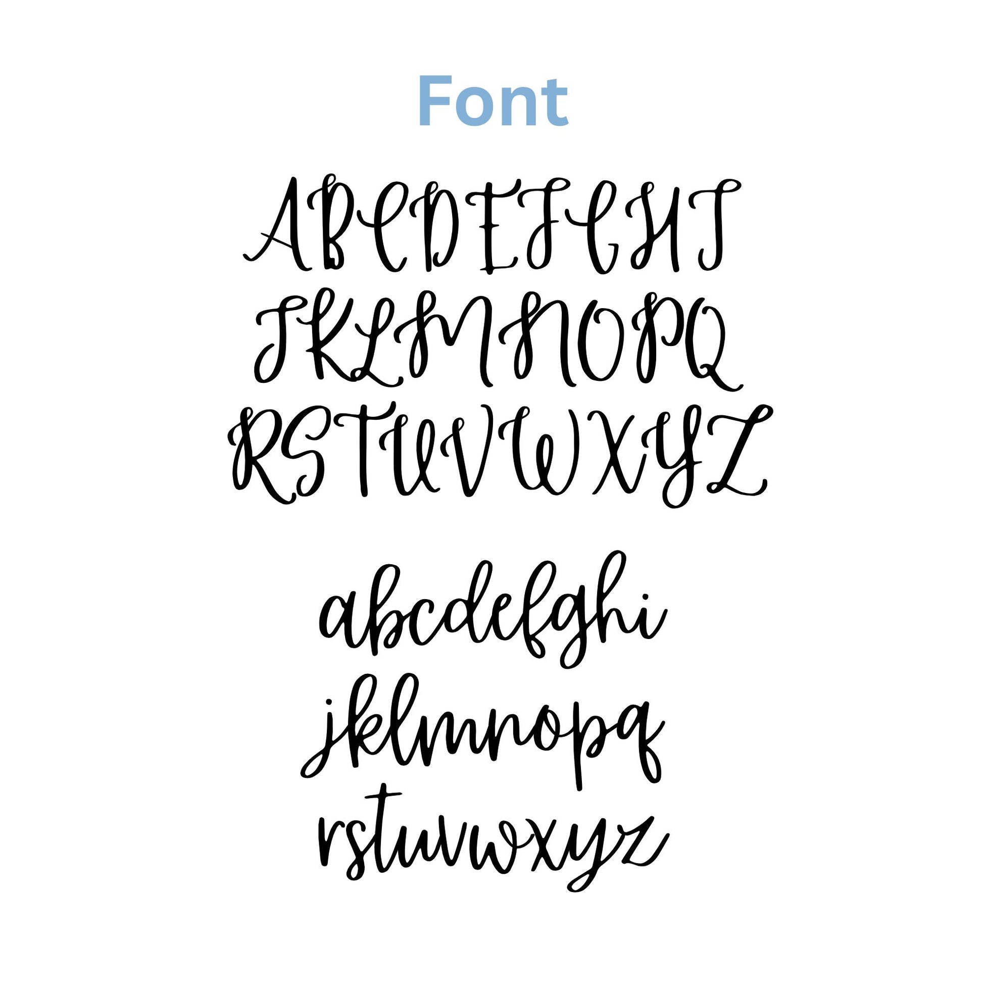 font letters