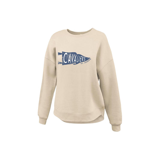 Ladies' Cavaliers Pennant Curve Bottom Crew | SJS DTF 26