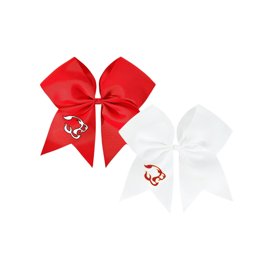 CCS Cougar 8" Jumbo Cheer Bow Clip | CCSDTF35