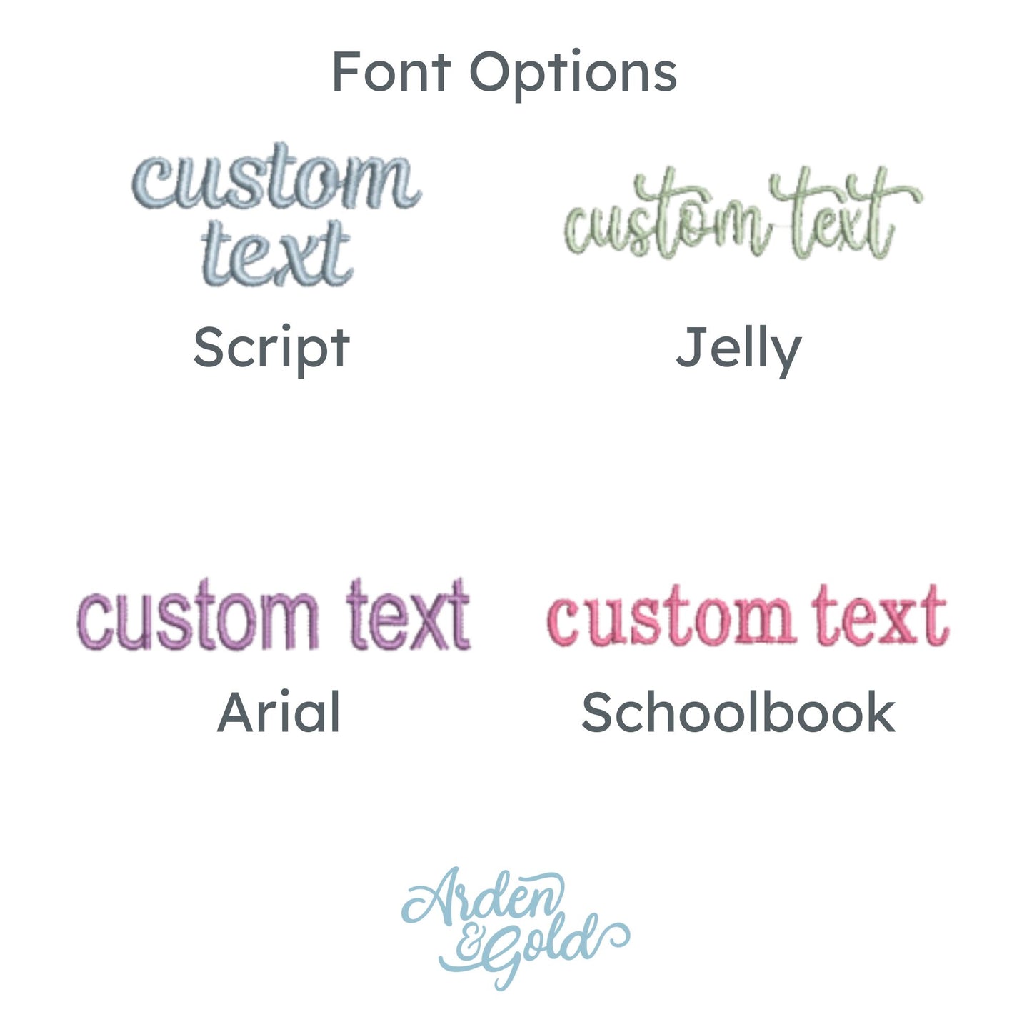 text options