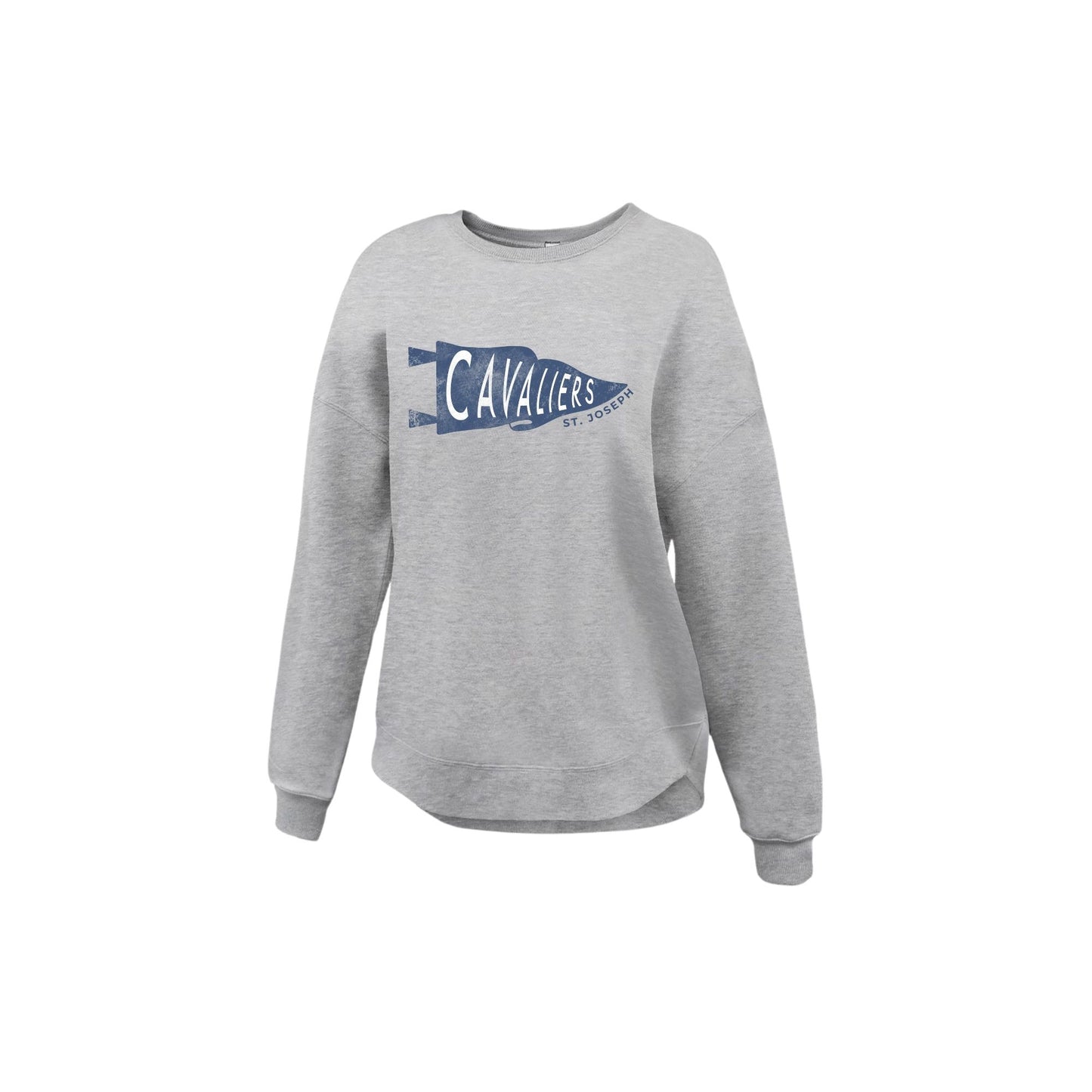 Ladies' Cavaliers Pennant Curve Bottom Crew | SJS DTF 26