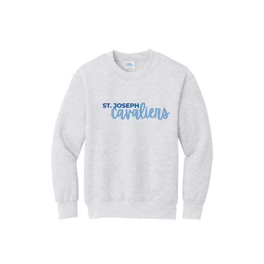 Adult and Youth St. Joseph Cavaliers Crewneck Sweatshirt | SJS DTF 20