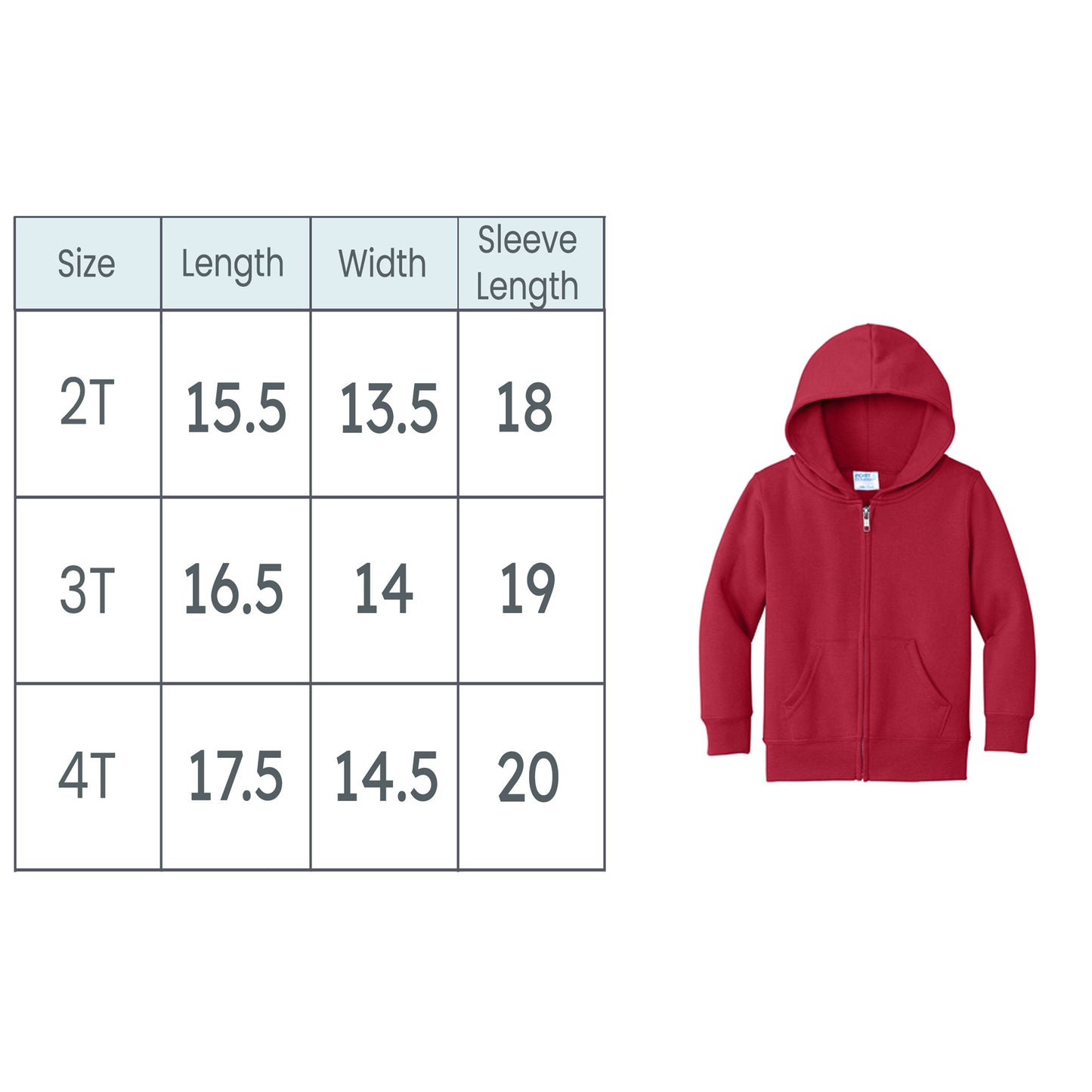 toddler full zip