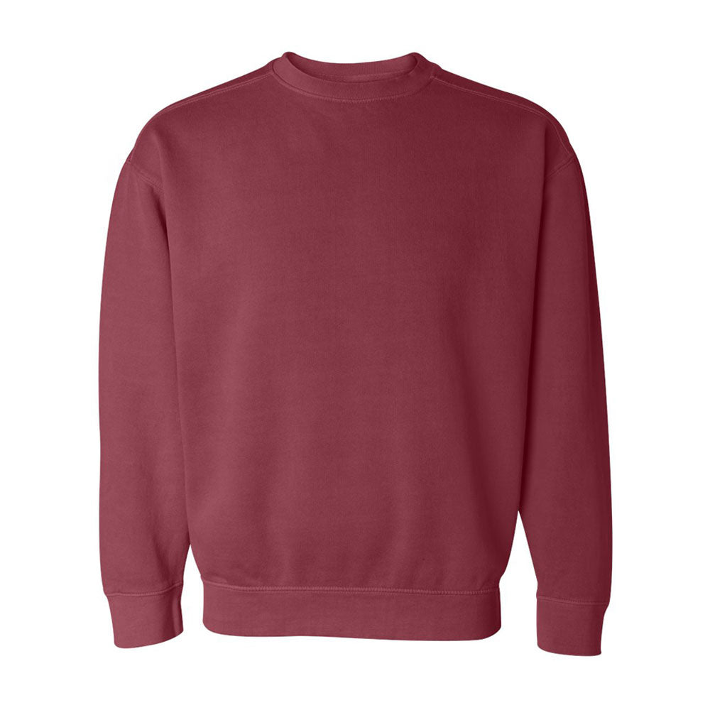 Crimson crewneck sweatshirt