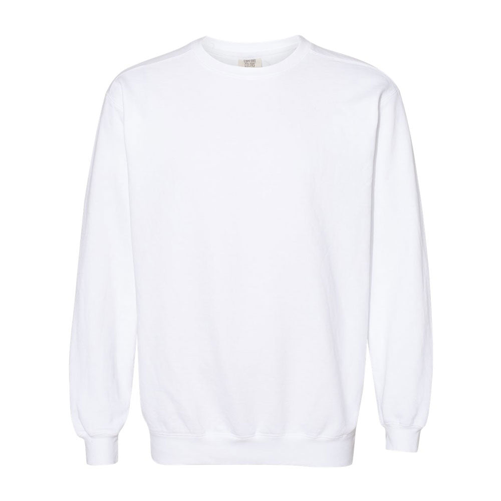 White crewneck sweatshirt