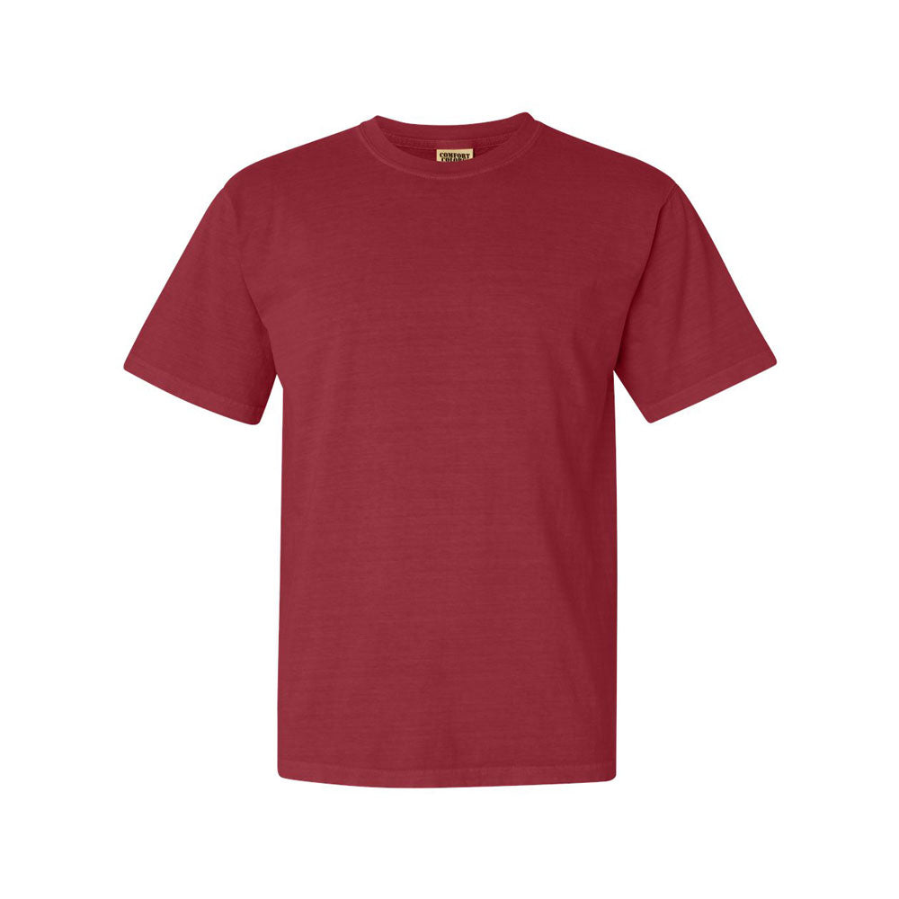Red t-shirt on a white background