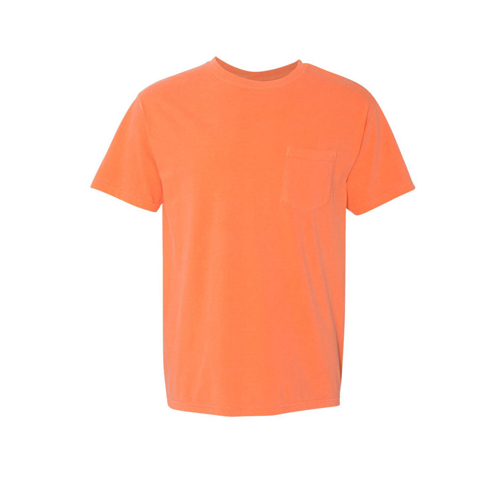 melon comfort colors pocket t-shirt