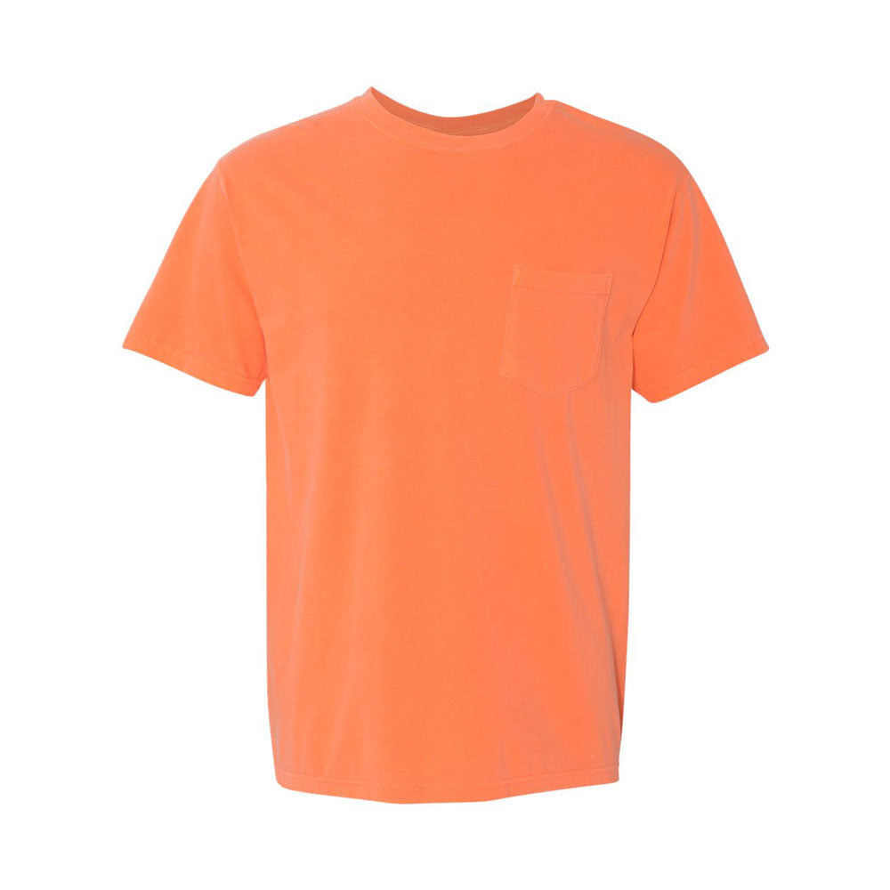 melon comfort colors pocket tee