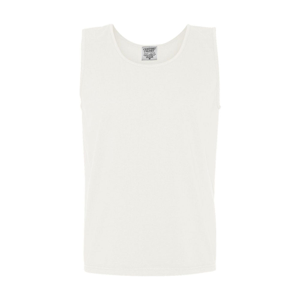 Embroidered Mini Monogram Comfort Color Tank Top