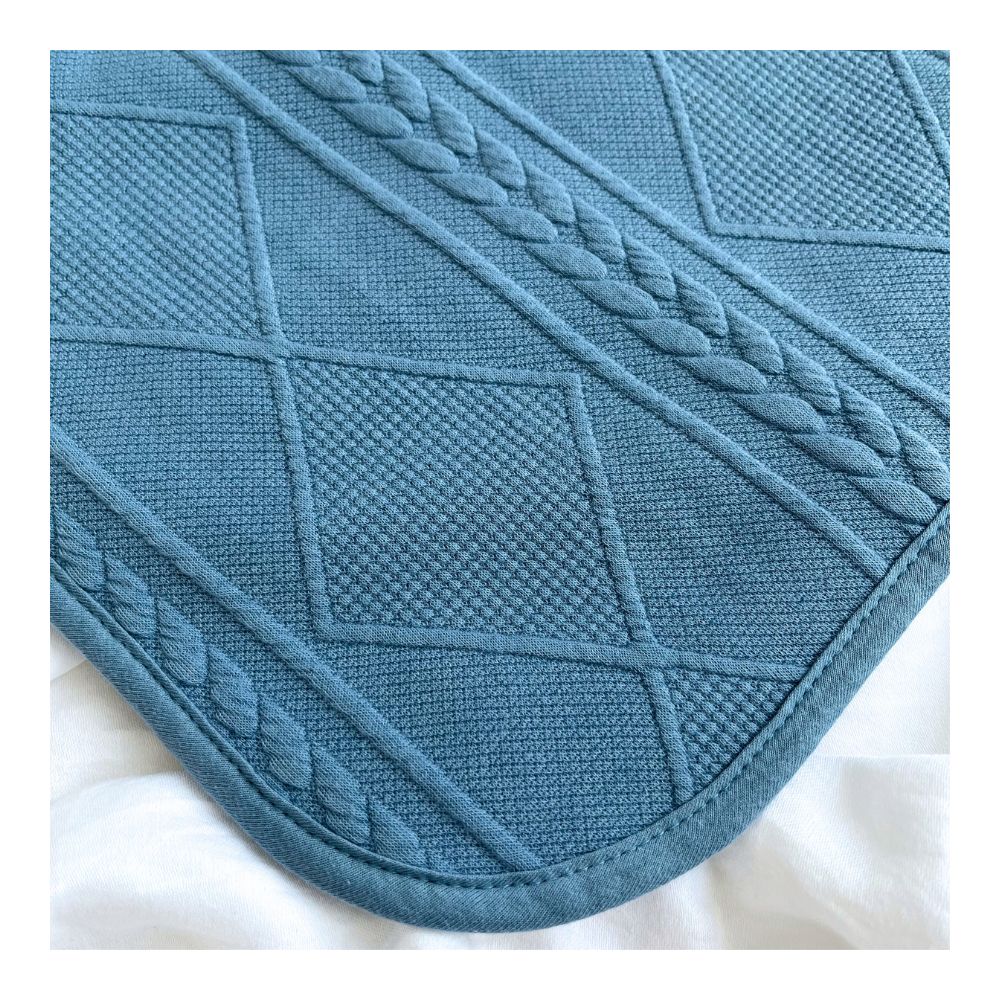 denim knit blanket