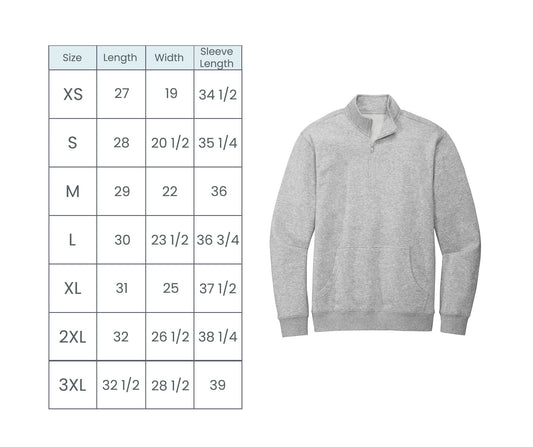 Blessed Sacrament School Crest Adult Bennett Embroidered Quarter Zip