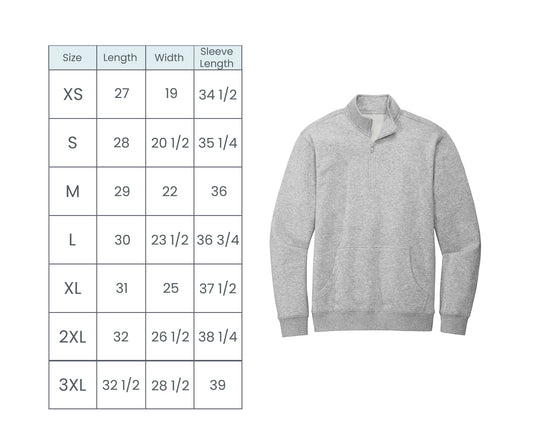 BSS Eagle Embroidered Adult Bennett Embroidered Quarter Zip