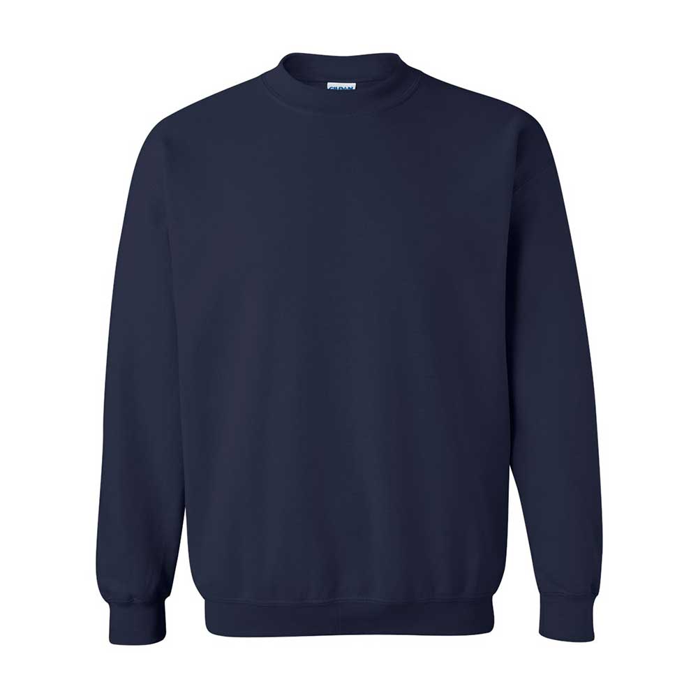 Navy crewneck sweatshirt