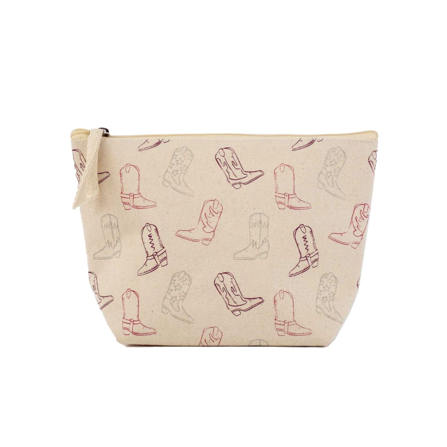 Custom Embroidered Cowgirl Cosmetic Pouch